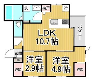 ブリアン西宮の間取り