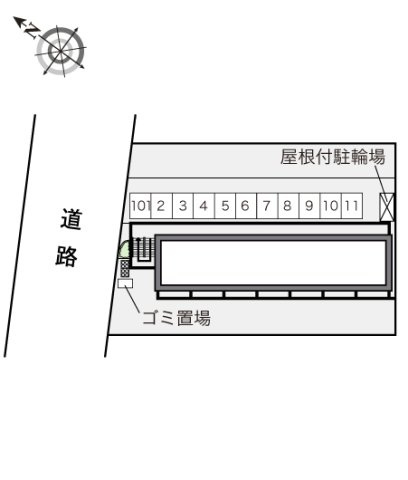 【駐車場】 | レオパレスフェリーチェ