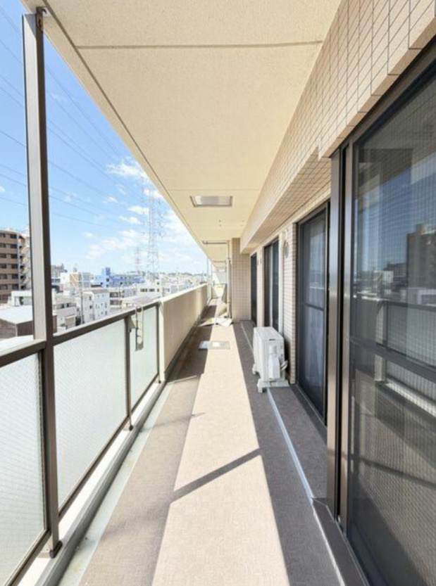 レクシオ綱島【仲介手数料無料】ペット可♪のバルコニー