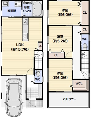 【間取り】 | 羽曳野市郡戸　福祉関係可能