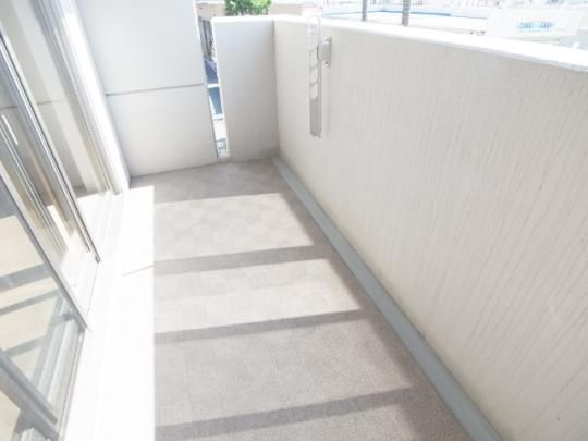 熊本市東区御領１丁目の賃貸マンションのバルコニー