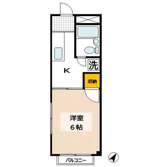 ハイツHIROの間取り