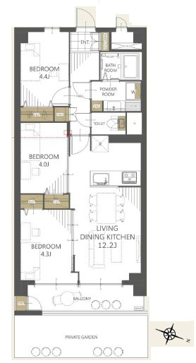 【間取り】 | 東建西ヶ丘マンション | 購入後もアフターサービス保証付きなので、安心です！
