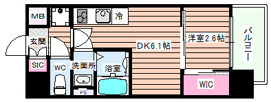 【間取り】 | プレリスNEO大阪十三エルヴィオン