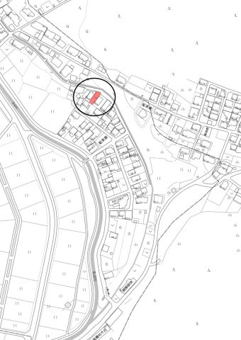 土地　椿洞の地図