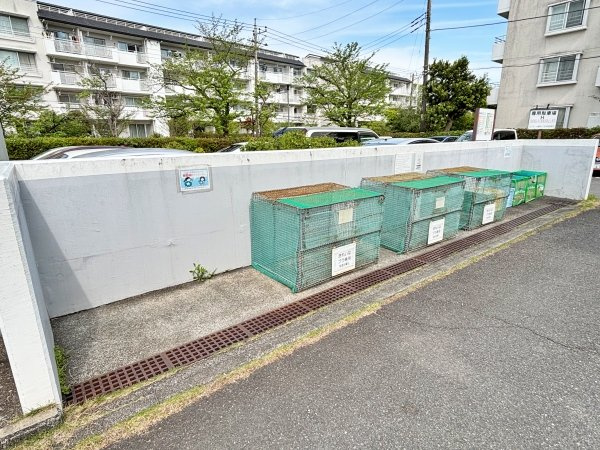 綺麗に整理されたゴミ置場