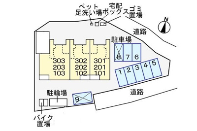 【区画図】 | フォンテーヌ5(フォンテーヌファイブ)