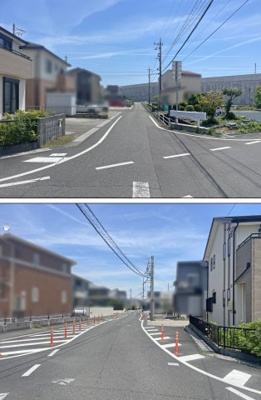 【前面道路含む現地写真】 | 鈴鹿市安塚町 | 前面道路