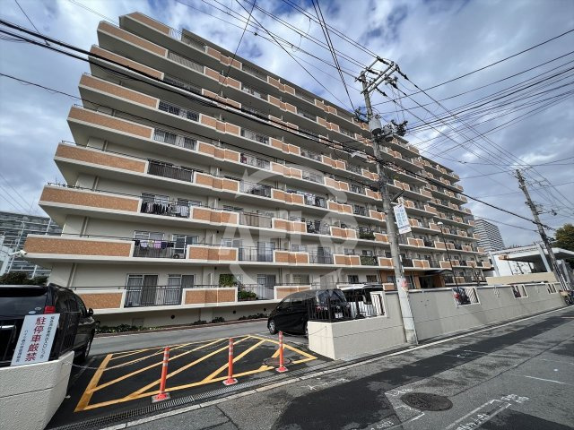 ハイツ森ノ宮　東中本小学校区の外観パース|ハイツ森ノ宮　外観