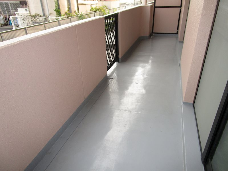 合志市幾久富の賃貸マンションのバルコニー