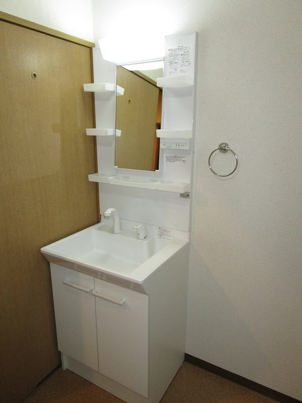 合志市幾久富の賃貸マンションの洗面所
