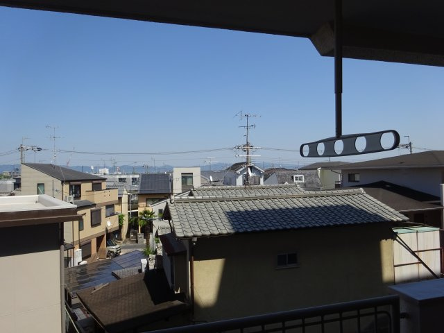 サンハイム長岡京の展望|バルコニーからの眺望です。