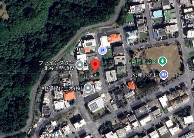 北谷上勢頭Ⅳ（全2区画）の地図|地図♪