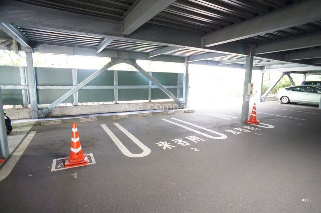 【駐車場】 | リバー平野ガーデンズ | 便利な来客用駐車場も完備です♪