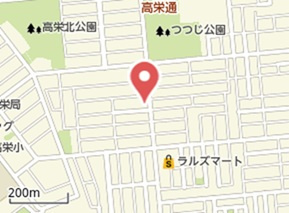 北見市高栄西町３丁目４番１号、(土地)緑ヶ丘２丁目　中古売家の地図