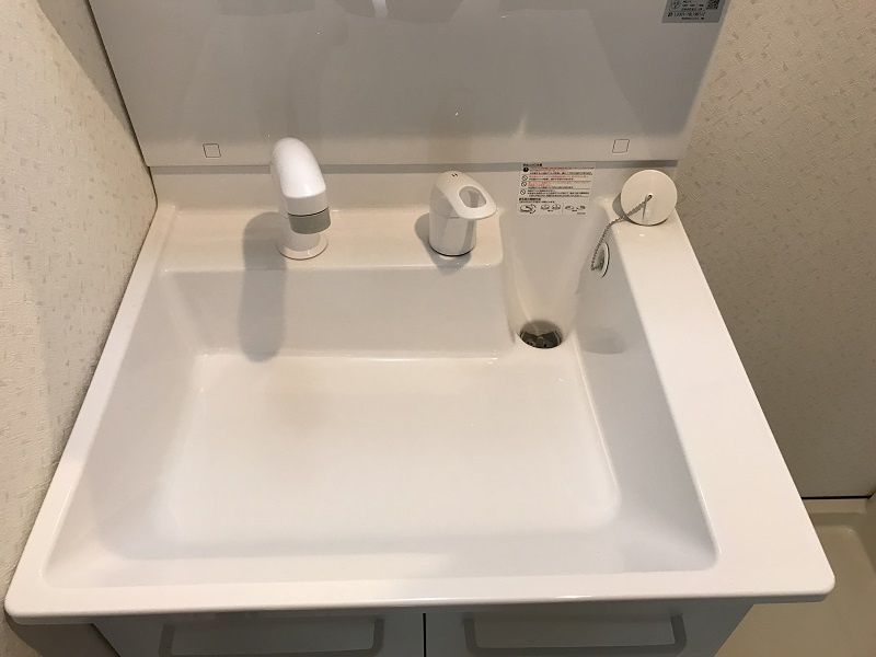 リアン桂イーストの独立洗面台
