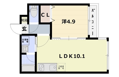リアン桂イーストの間取り