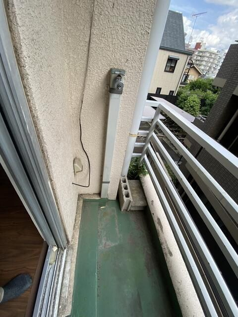 小俣マンションのバルコニー