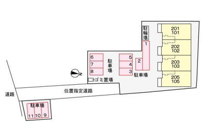 【駐車場】 | レジデンスＴ・ＷＥＳＴ