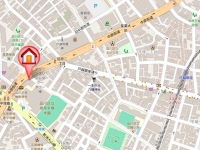 【地図】 | FORESTA戸越銀座