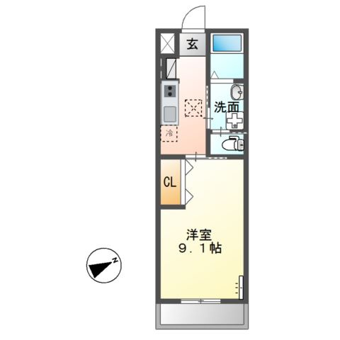 グランシャインの間取り