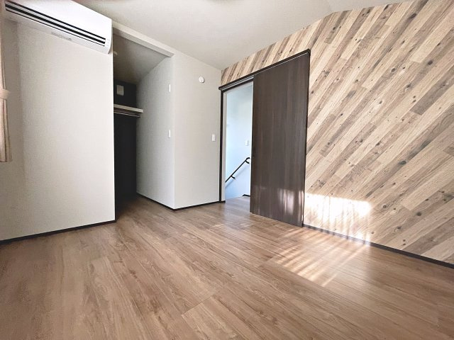 新築戸建・新築建売　三春町深田和　御木沢小・三春中の洋室|5.2帖の洋室はコンパクトなので空調効率が高く過ごしやすいプライベートルーム！