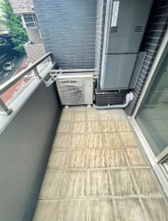 グランデュオ三宿　浴室TV　礼金0　ミストサウナ　床暖房のバルコニー