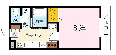 ベルドミールⅠの間取り