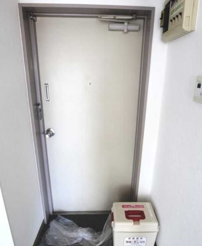 サンパレス馬事公苑　家具家電付き　敷金0　外国籍相談の玄関