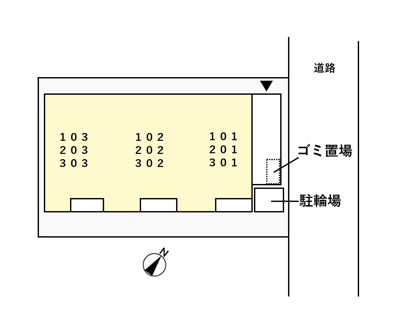 【駐車場】 | ソレーユ | 駐車場