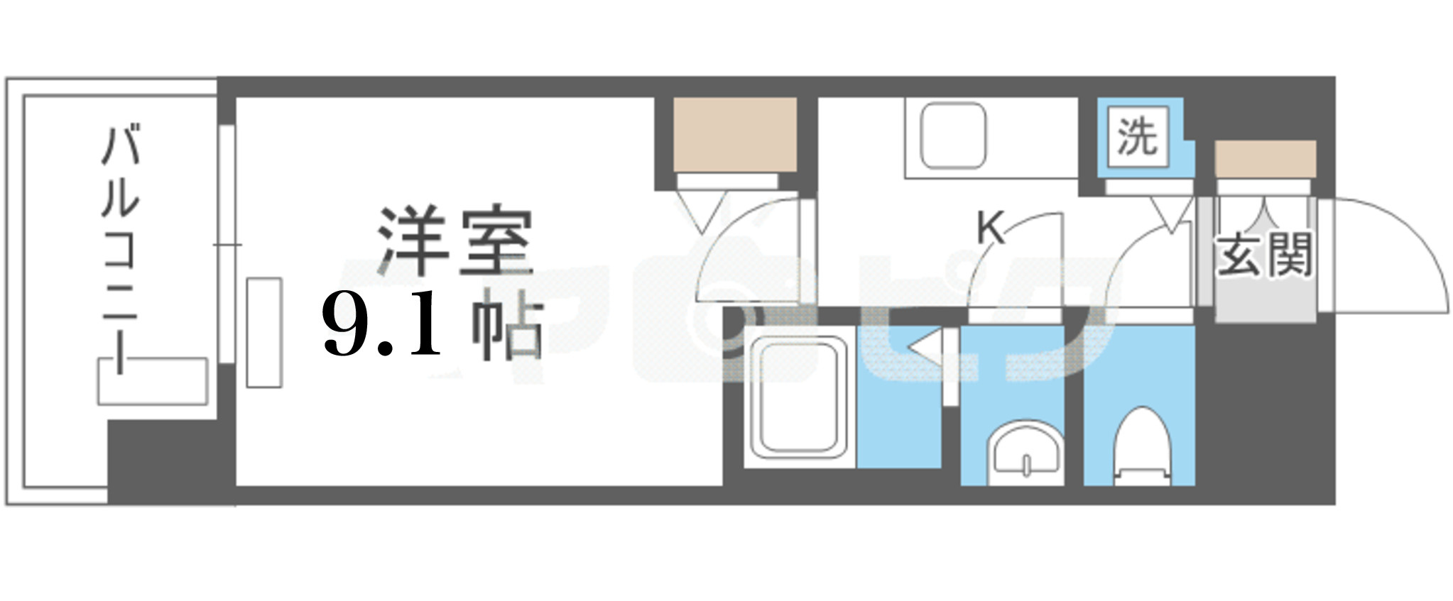 プレサンス玉造駅前の間取り