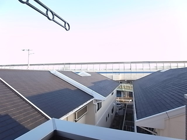 リジェール北口のバルコニー