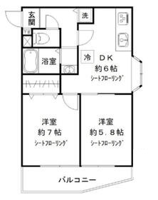 碑文谷メゾンの間取り|間取りです。