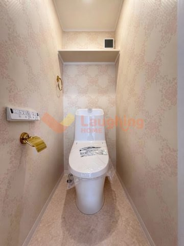 久留米市国分町のアパートのトイレ|シンプルで使いやすいトイレです