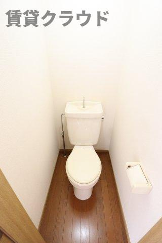 エステートピアシティ5Aのトイレ|落ち着いたトイレです