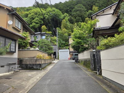 【前面道路含む現地写真】 | 山科区安朱東海道町　売地