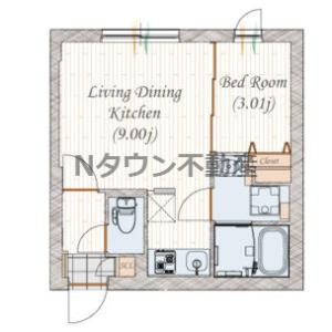 【間取り】 | quador名古屋城駅 | 間取りです。