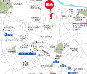 祝　成約済み　八王子市　上壱分方町　売地　２期の地図|～仲介手数料無料☆八王子ひなた不動産～八王子市上壱分方町　売地