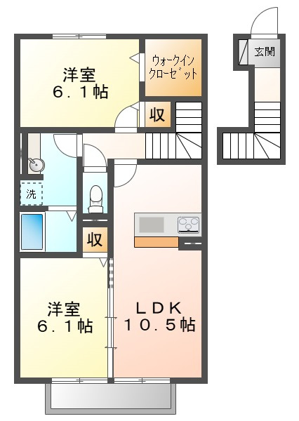 フルーレの間取り