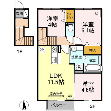 さくら　弐の間取り