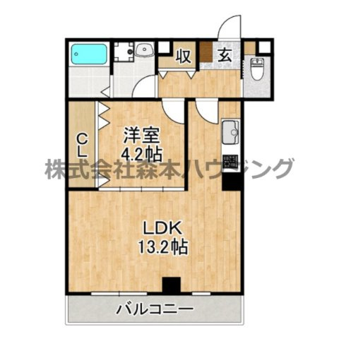 【間取り】 | 　ルミエール星田