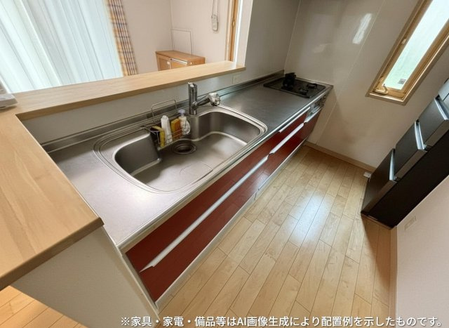 佐倉市染井野　中古戸建のキッチン