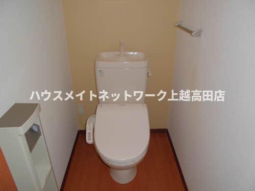 ブリリアント　ハウスＢのトイレ|温水洗浄暖房便座