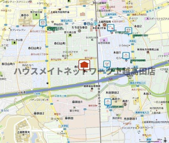 ブリリアント　ハウスＢの地図|位置図