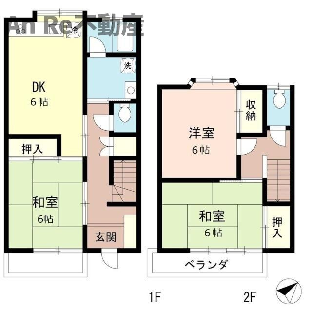 グリーンピアＪＢの間取り