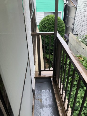 マンション加納のバルコニー