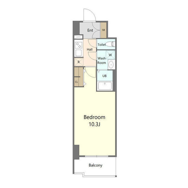 S-RESIDENCE岐阜駅の間取り