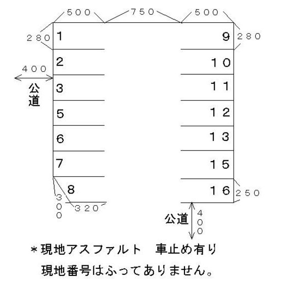 庵町吉田駐車場の間取り