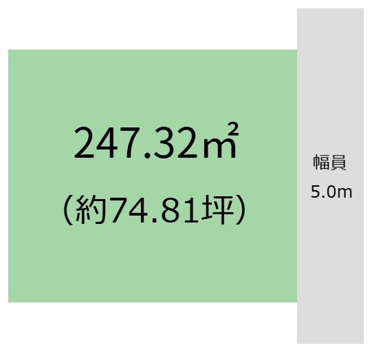 貴志川町長山　土地の土地図