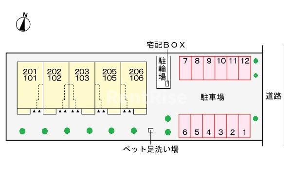 カルムの駐車場|駐車場